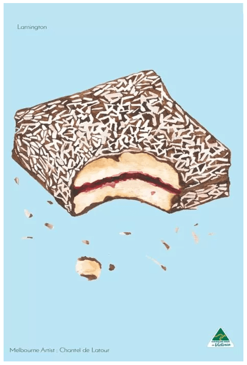 Luxury Non Smear Tea Towel - Lamington Light Blue | KE Design | Aprons, Mitts &amp; Tea Towels | Thirty 16 Williamstown