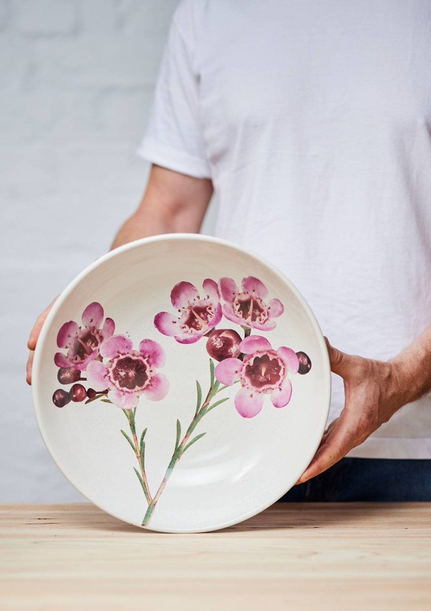 Macro Botanics Bowl Large - Geraldton Wax | Angus & Celeste | Serving Ware | Thirty 16 Williamstown