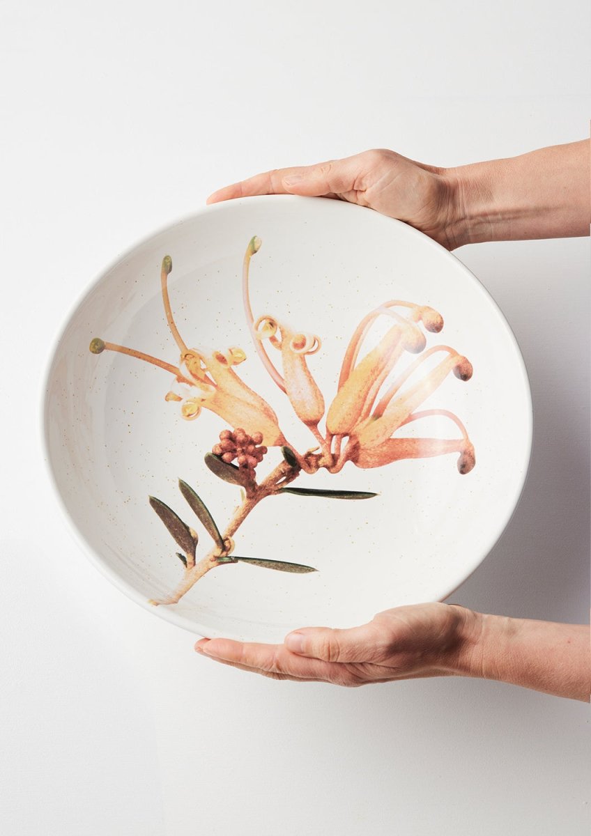 Macro Botanics Bowl Large - Grevillea Apricot Charm | Angus &amp; Celeste | Serving Ware | Thirty 16 Williamstown