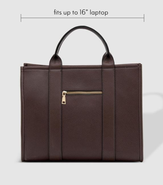 Manhattan Tote Bag - Chocolate