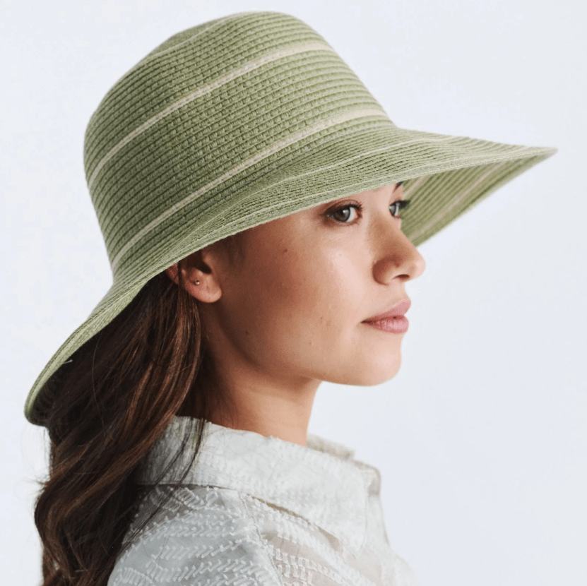 Mariah Bucket - Sage/Natural | Cancer Council | Sun Hats | Thirty 16 Williamstown