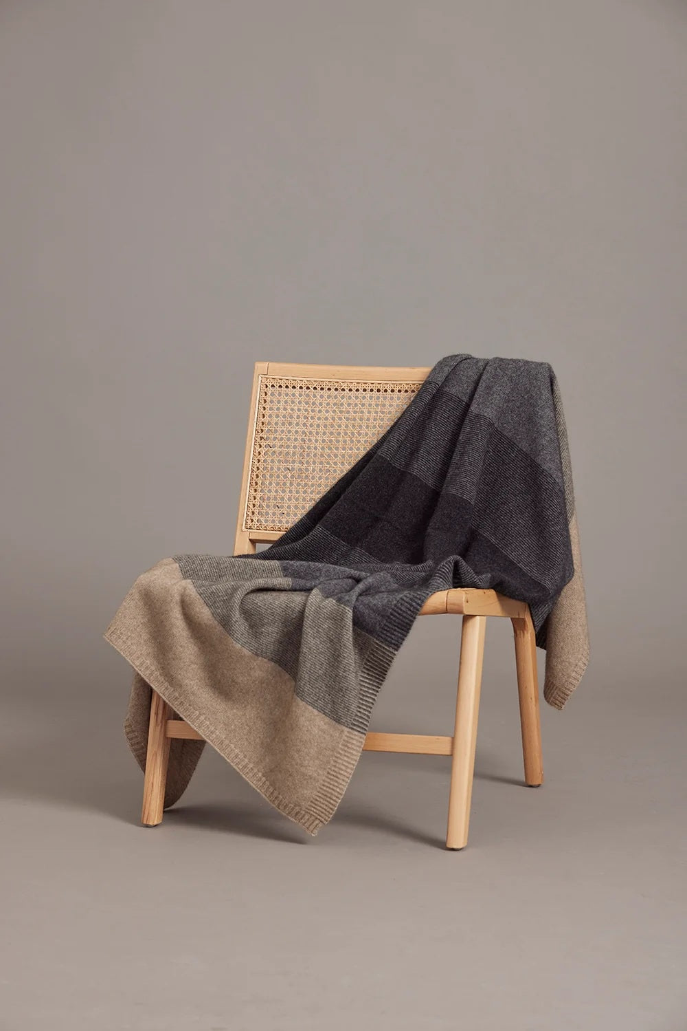 Ombre Throw - Sepia