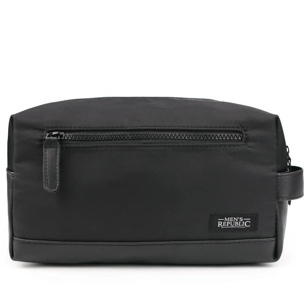 Nylon Toiletry Bag - Black
