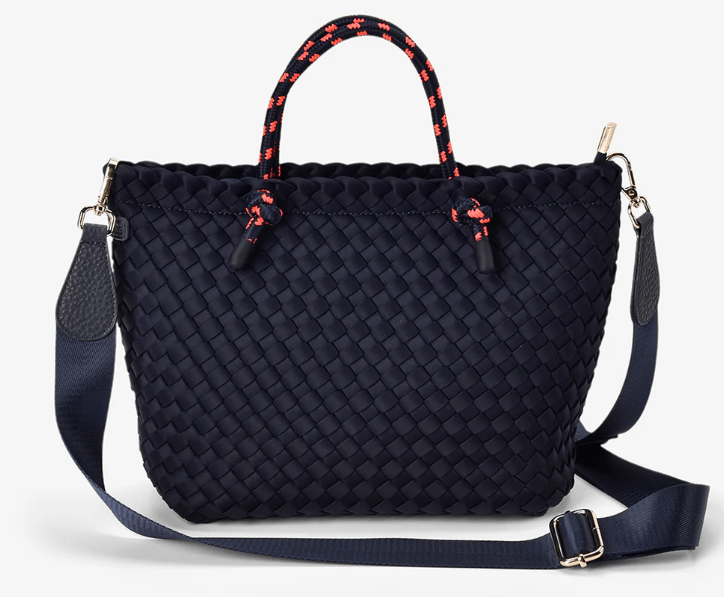 Michigan Tote - Navy Neo Plait | Elms + King | Handbags | Thirty 16 Williamstown
