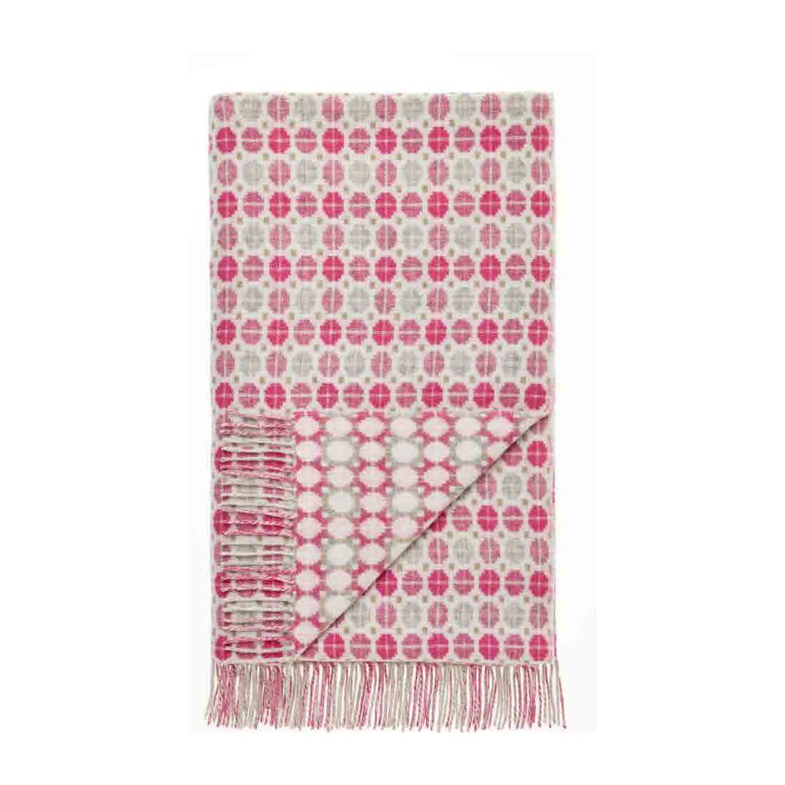Milan Throw – Pink | Bronte By Moon | Throws & Rugs | Thirty 16 Williamstown