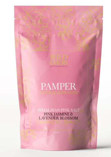 Mini Natural Bath Salts - PAMPER | Wild Emery | Bath &amp; Body | Thirty 16 Williamstown