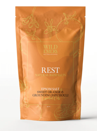 Mini Natural Bath Salts - REST | Wild Emery | Bath &amp; Body | Thirty 16 Williamstown