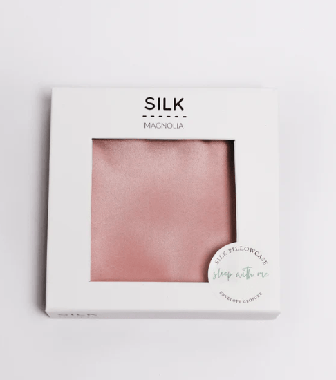 Mulberry Silk Pillowcase - Rose Pink | Silk Magnolia | Pillowcases | Thirty 16 Williamstown