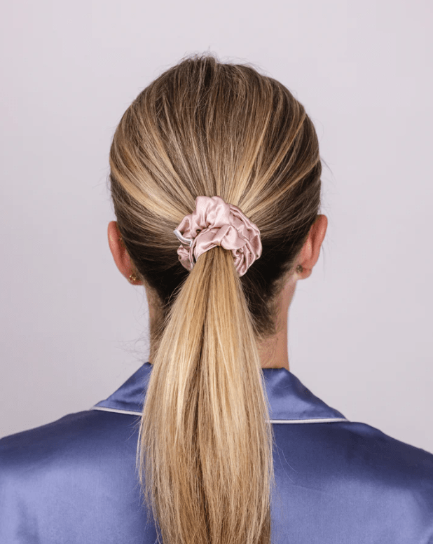 Mulberry Silk Scrunchie - Tea Rose | Silk Magnolia | Hair Accessories | Thirty 16 Williamstown