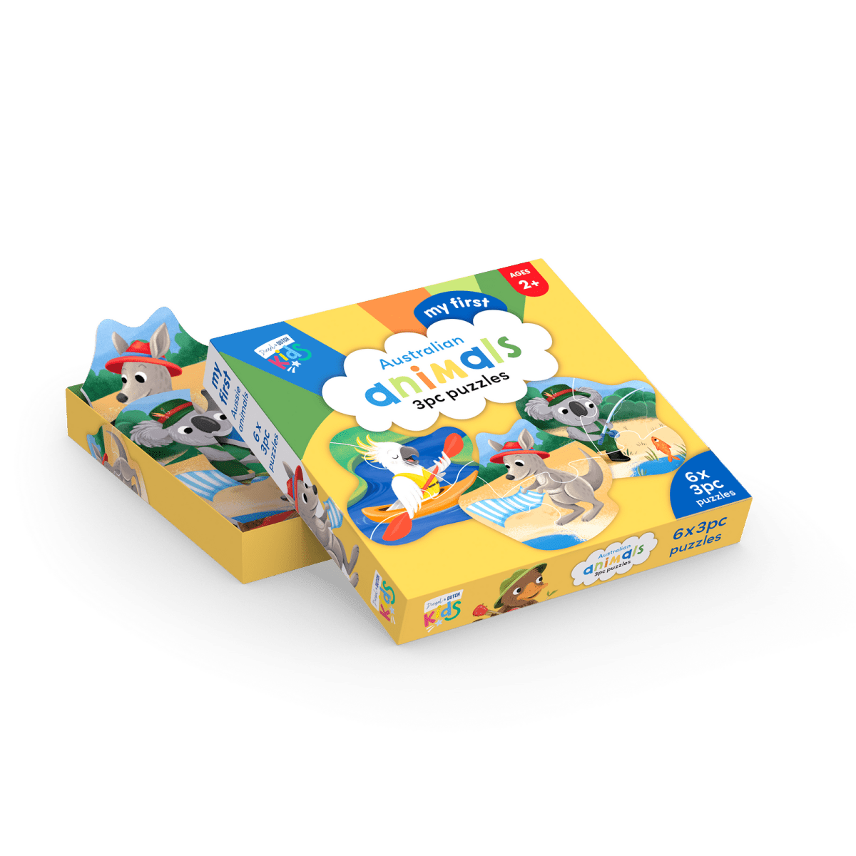My First 3pc Puzzles: Australian Animals | Diesel &amp; Dutch | Toddler Puzzles &amp; Games | Thirty 16 Williamstown