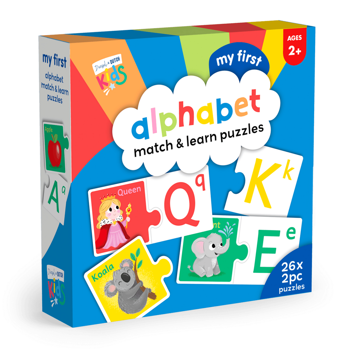 My First 52pc Alphabet Match & Learn Puzzles | Diesel & Dutch | Toddler Puzzles & Games | Thirty 16 Williamstown