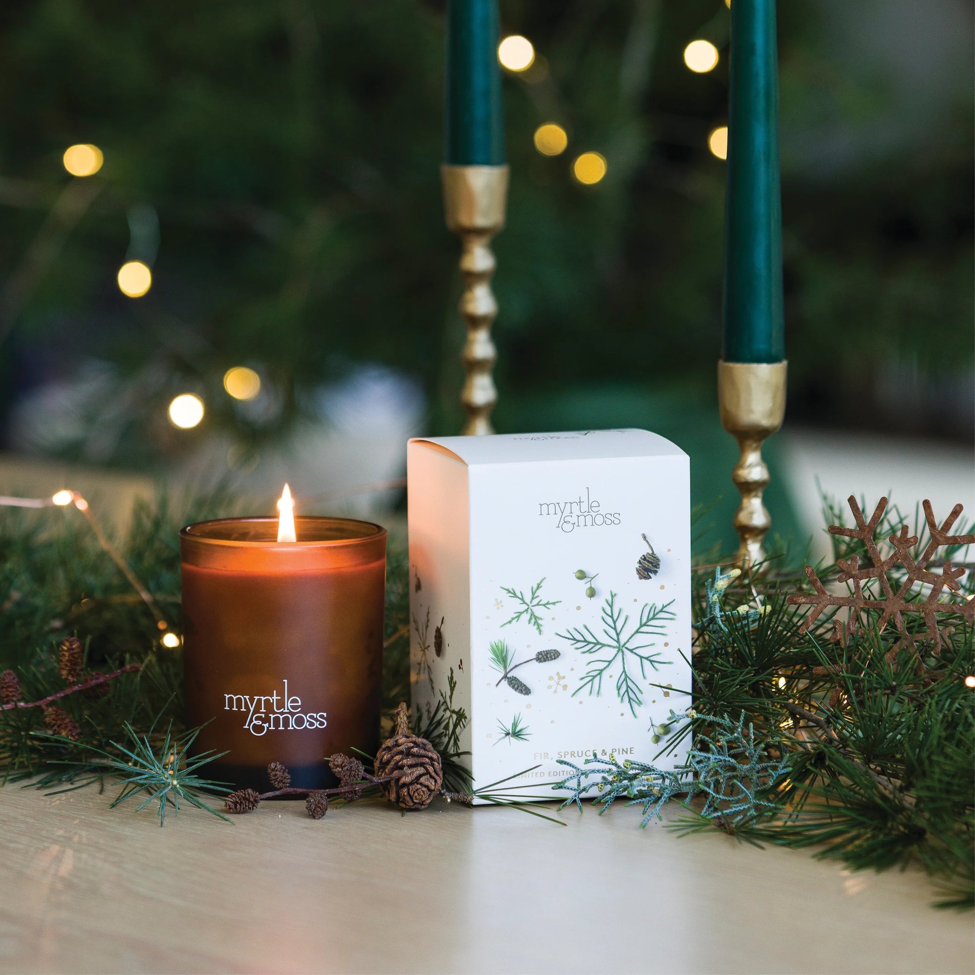 Christmas Candle - Fir, Pine &amp; Spruce
