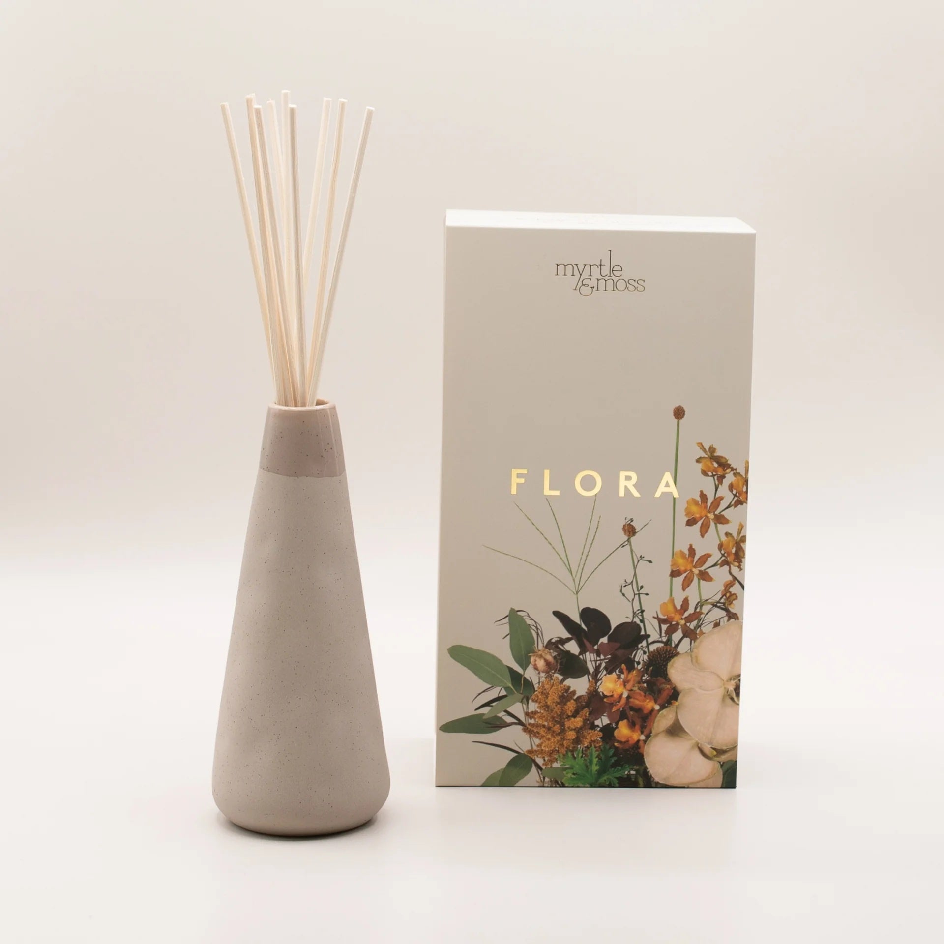 Botanical Diffuser - FLORA Vetiver, Gardenia, Orange, Jasmine &amp; Rhubarb
