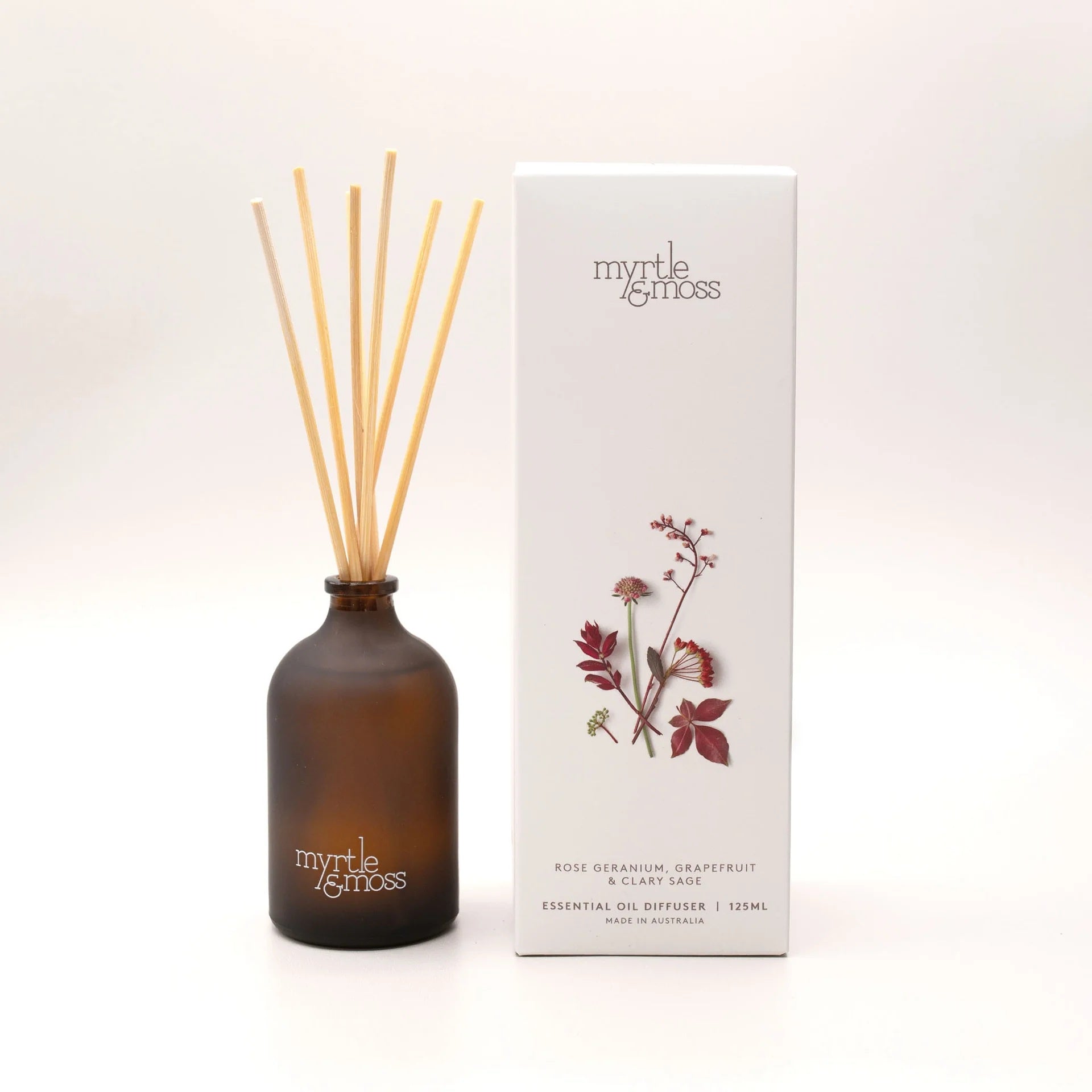 Essential Oil Diffuser - Rose Geranium, Grapefruit &amp; Clary Sage