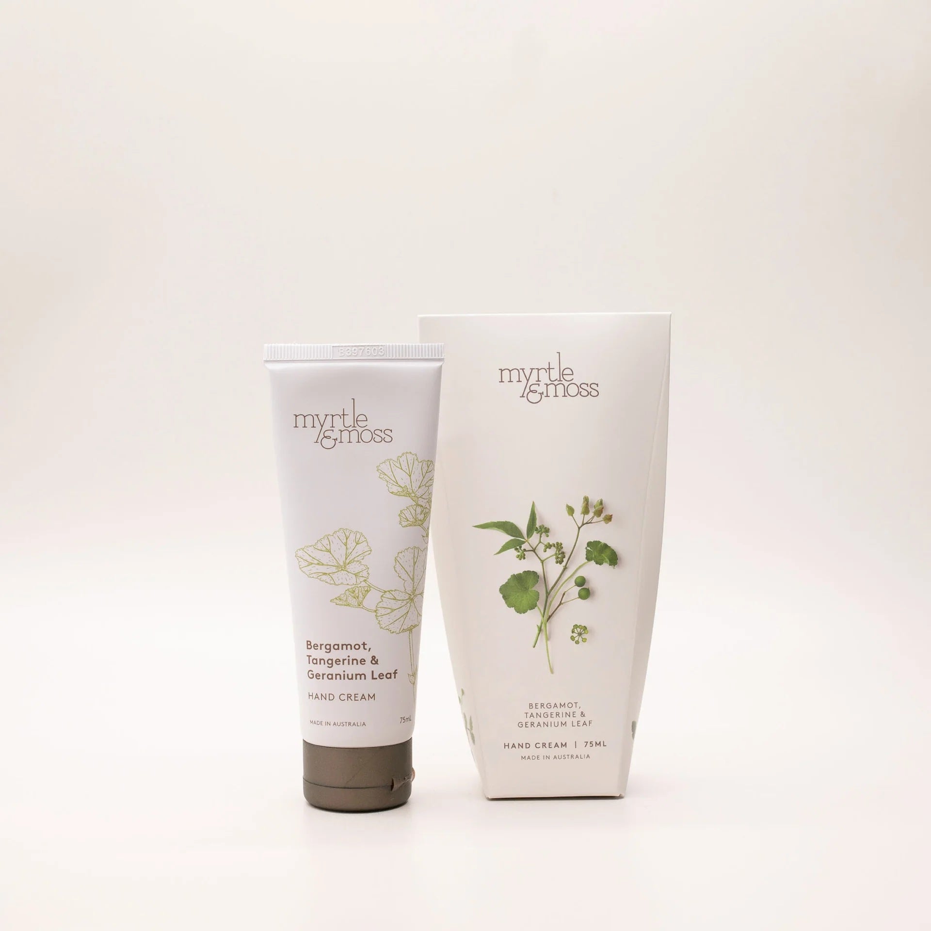 Hand Cream  Large 75ml - Bergamot, Tangerine &amp; Geranium Leaf