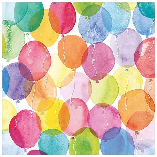 Napkins Luncheon - Aquarell Balloons | Ambiente | Tableware | Thirty 16 Williamstown