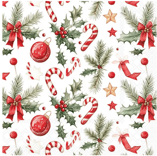 Napkins Luncheon - Christmas Elements | Ambiente | Tableware | Thirty 16 Williamstown