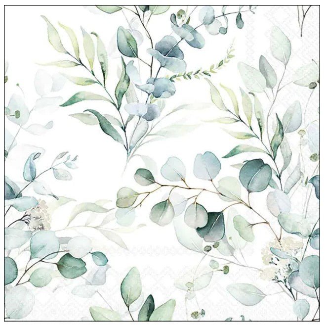 Napkins Luncheon - Eucalyptus All Over | Ambiente | Tableware | Thirty 16 Williamstown