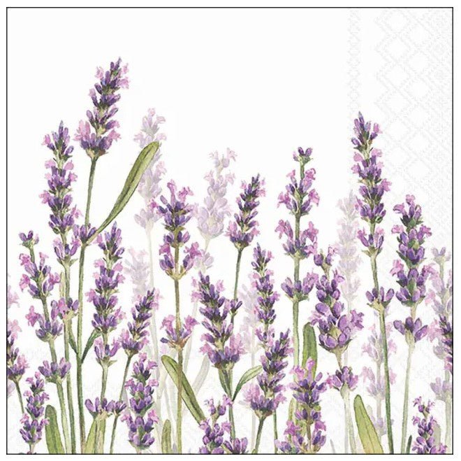 Napkins Luncheon - Lavender Shades White | Ambiente | Tableware | Thirty 16 Williamstown