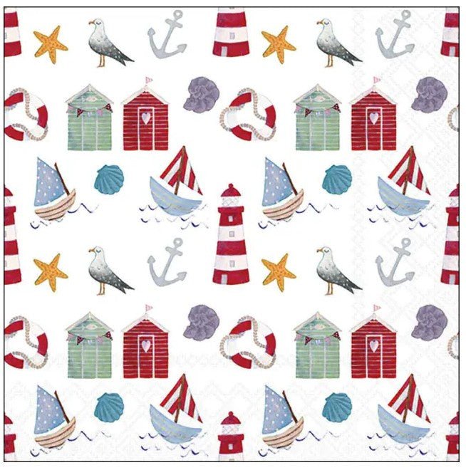 Napkins Luncheon - Nautical Items | Ambiente | Tableware | Thirty 16 Williamstown