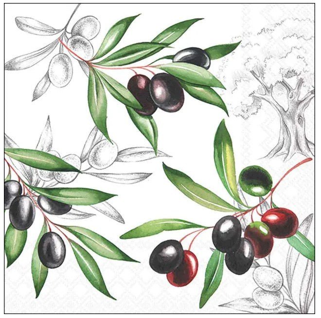 Napkins Luncheon - Olives | Ambiente | Tableware | Thirty 16 Williamstown