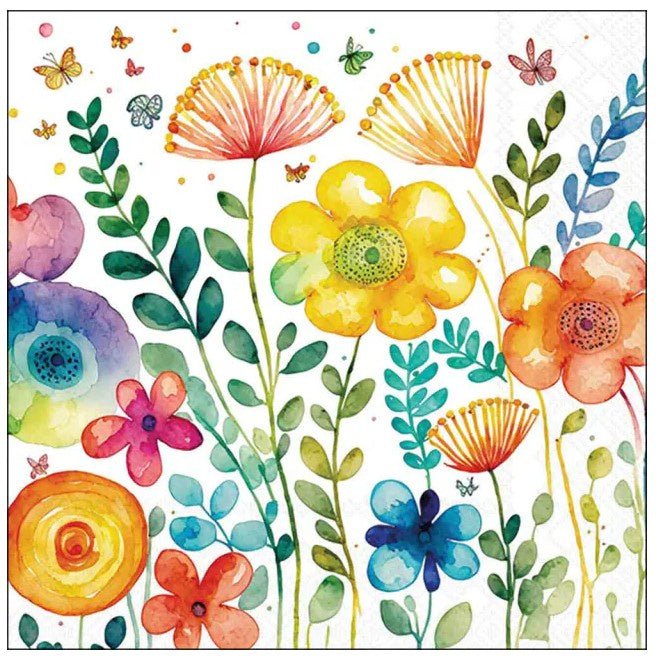 Napkins Luncheon - Vibrant Spring White | Ambiente | Tableware | Thirty 16 Williamstown
