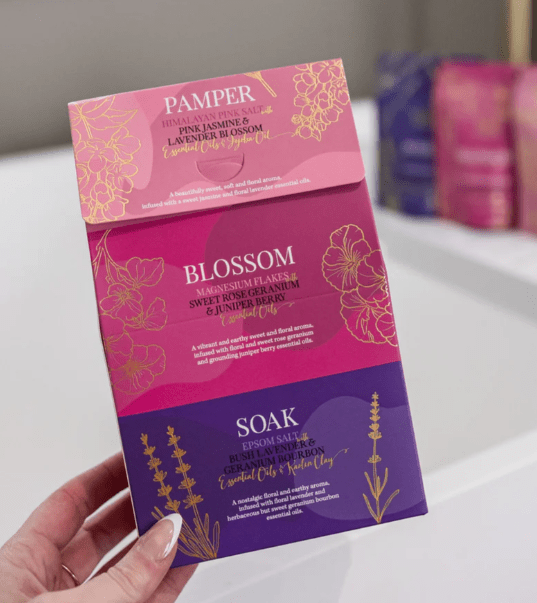 Natural Bath Salts Three Pack - Indulgent | Wild Emery | Bath & Body | Thirty 16 Williamstown