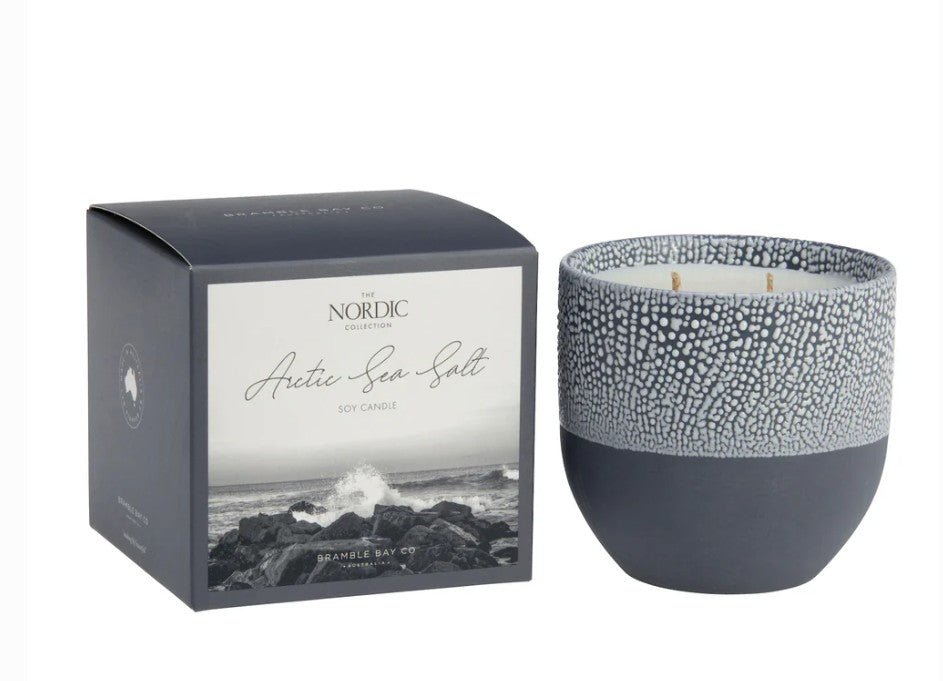 Nordic 400g Candle - Arctic Sea Salt | Bramble Bay | Home Fragrances | Thirty 16 Williamstown