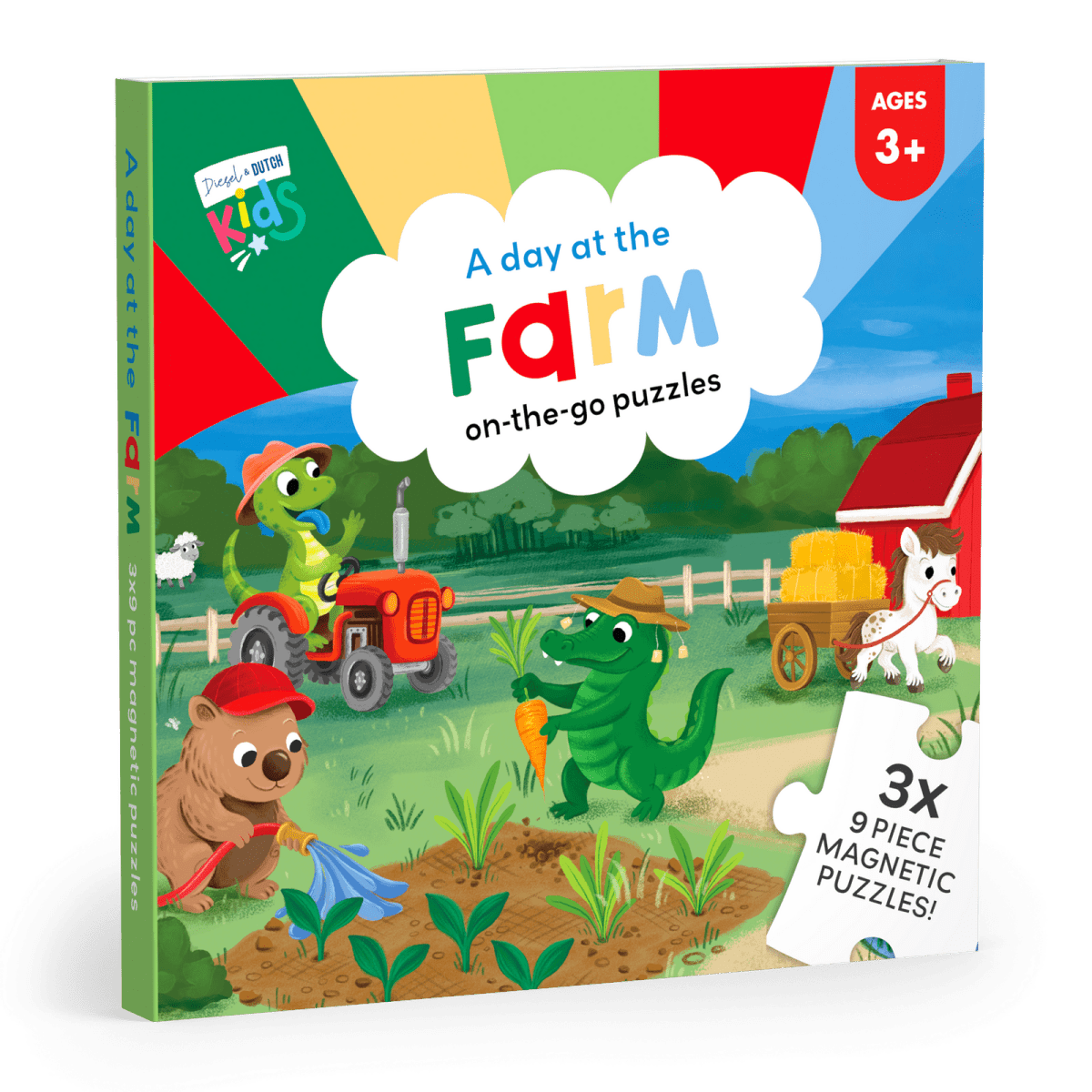 On The Go Magnetic Puzzles: On The Farm | Diesel &amp; Dutch | Toddler Puzzles &amp; Games | Thirty 16 Williamstown