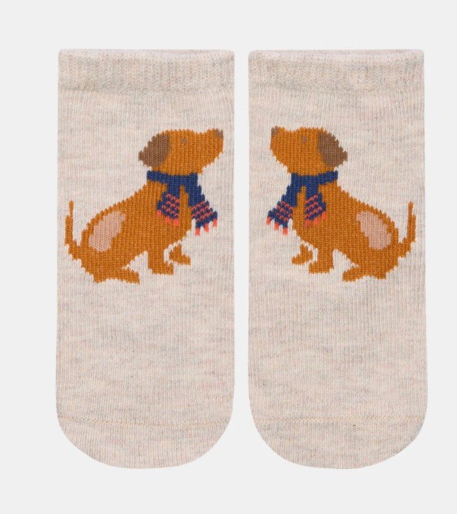 Organic Baby Socks - Puppy Dog | Toshi | Baby & Toddler Socks & Tights | Thirty 16 Williamstown