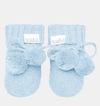 Organic Booties Marley - Bluebird 000 | Toshi | Pre Walkers, Booties &amp; Mittens | Thirty 16 Williamstown