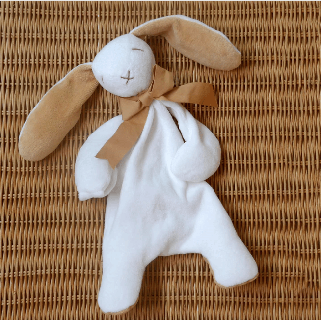 Organic Cotton Bunny Comforter Toy - Buff | Maud N Lil | Comforters, Teethers &amp; Rattles | Thirty 16 Williamstown
