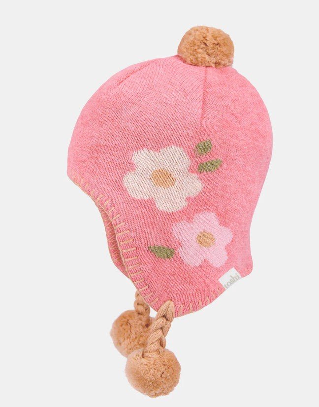 Organic Earmuff Mystical - Rosie Posie | Toshi | Baby &amp; Toddler Beanies | Thirty 16 Williamstown