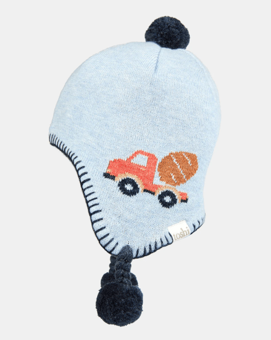 Organic Earmuff Storytime - Mr Cement | Toshi | Baby & Toddler Hats & Beanies | Thirty 16 Williamstown