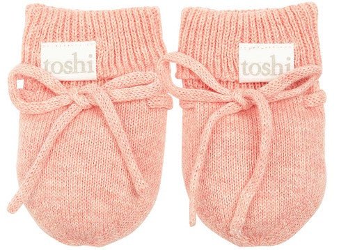 Organic Mittens Marley - Blossom | Toshi | Pre Walkers, Booties &amp; Mittens | Thirty 16 Williamstown