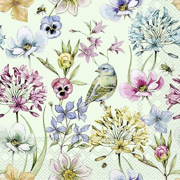 Paper Lunch Napkins - Freya Pale Green | Ideal Home Range | Tableware | Thirty 16 Williamstown