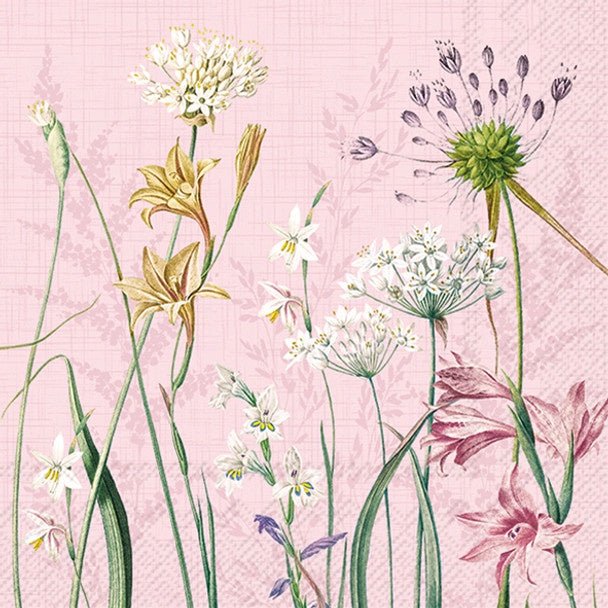 Paper Lunch Napkins - Lovely Grasses Rose | Ideal Home Range | Tableware | Thirty 16 Williamstown