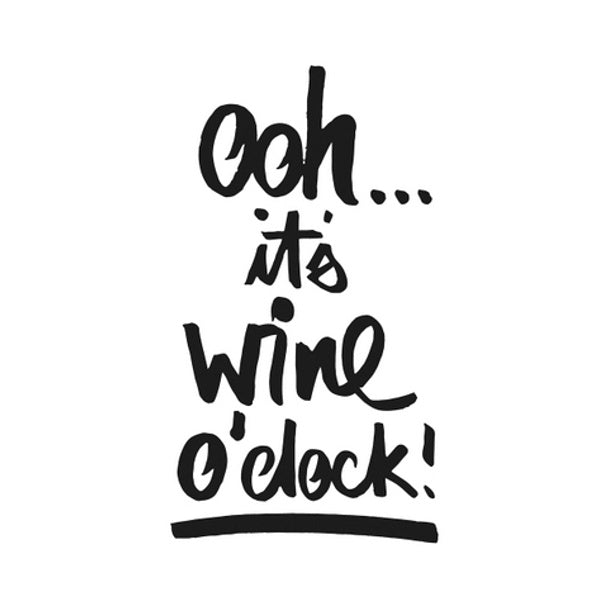 Paper Lunch Napkins - Wine O&#39;Clock Srcipt | Paper Products Design | Tableware | Thirty 16 Williamstown