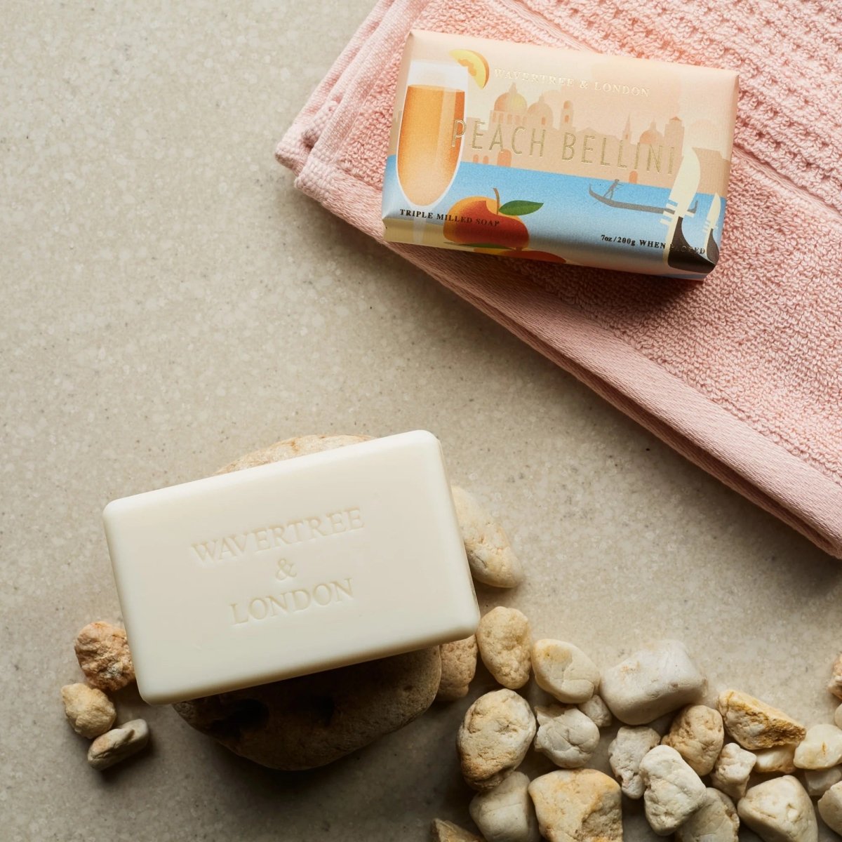 Peach Bellini Soap Bar 200g | Wavertree & London | Soaps | Thirty 16 Williamstown