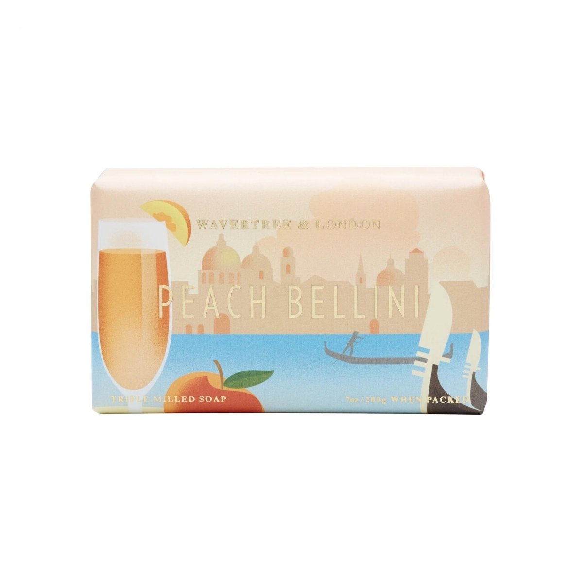 Peach Bellini Soap Bar 200g | Wavertree & London | Soaps | Thirty 16 Williamstown