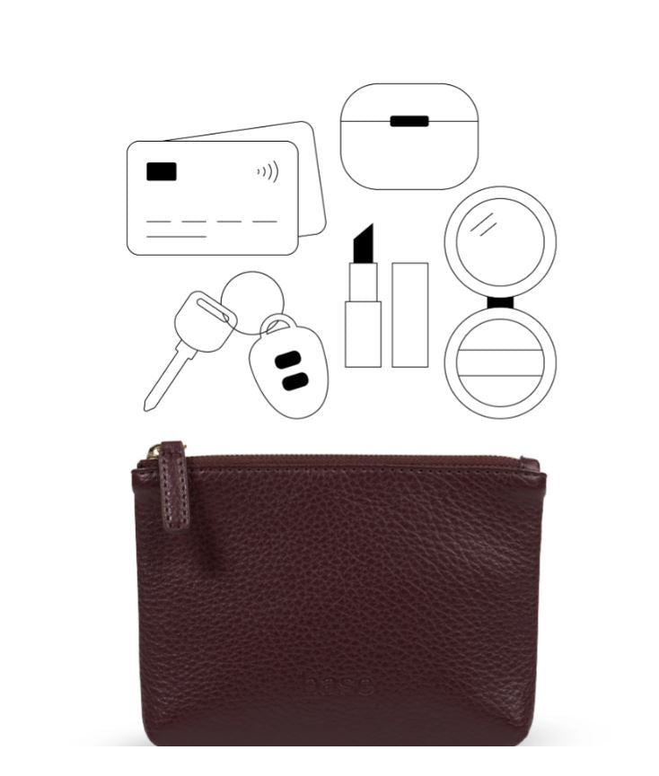 Petite Base - Burgundy | Base | Cosmetic Bags | Thirty 16 Williamstown