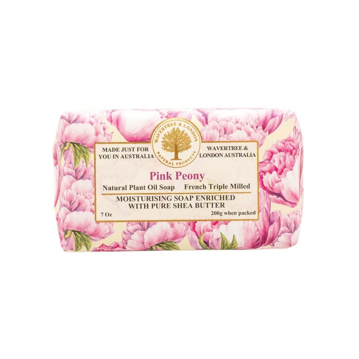 Pink Peony Soap Bar 200g | Wavertree & London | Soaps | Thirty 16 Williamstown