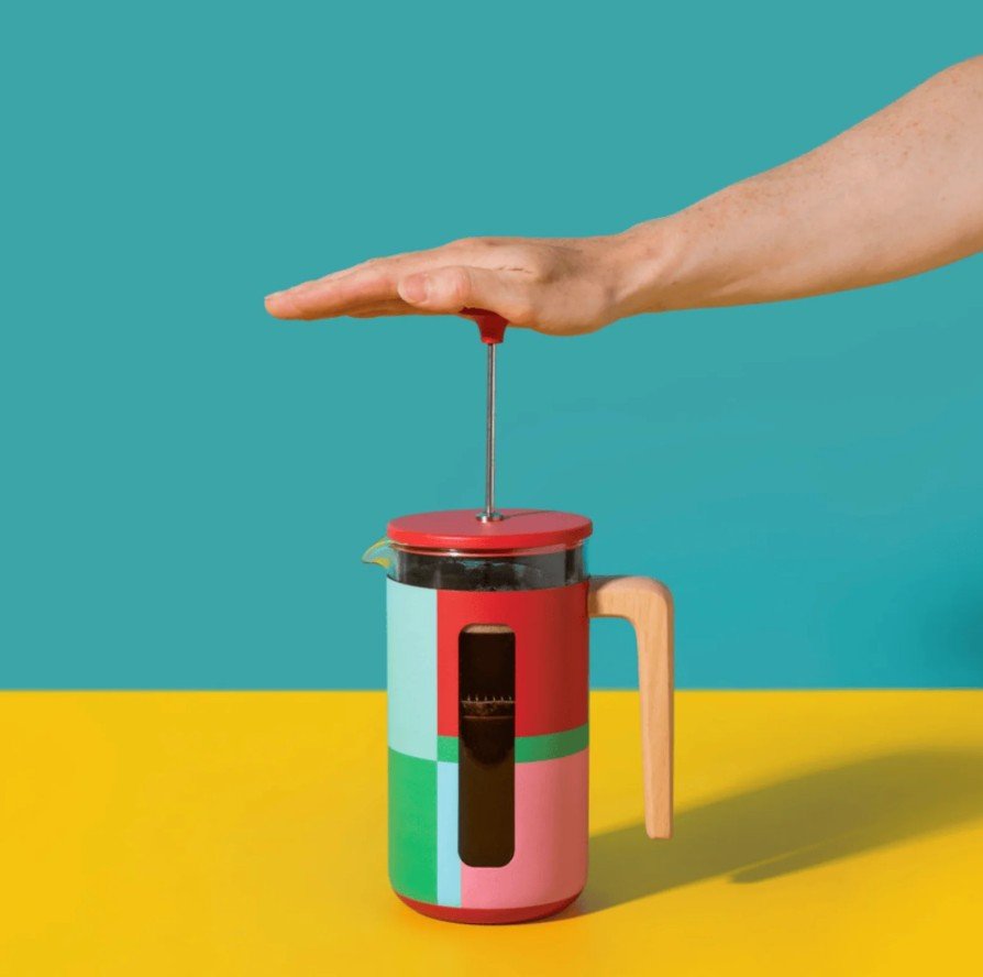 Pisa Coffee Press 8 Cup - Utopian Lines | La Cafetière | Coffee Pots &amp; Accessories | Thirty 16 Williamstown
