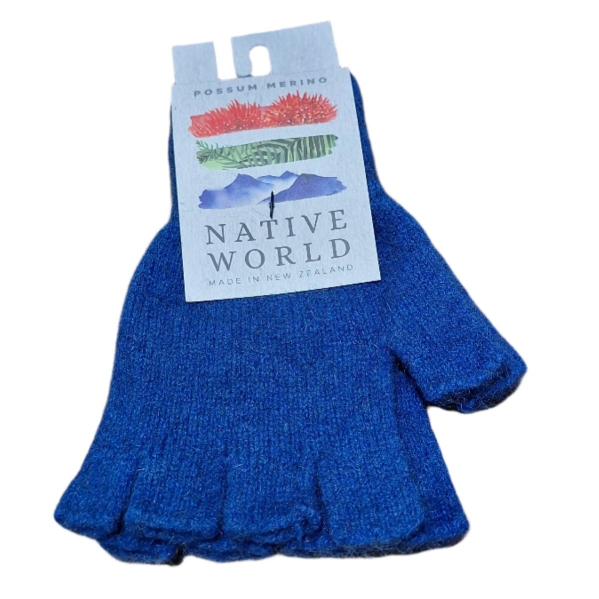 Plain Fingerless Gloves - Cornflower | Native World | Beanies, Scarves & Gloves | Thirty 16 Williamstown
