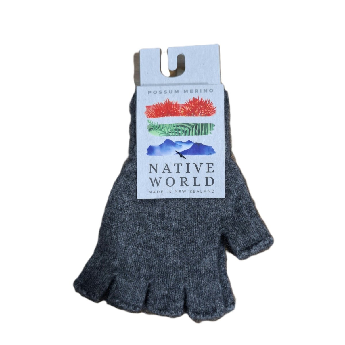Plain Fingerless Gloves - Silver | Native World | Beanies, Scarves &amp; Gloves | Thirty 16 Williamstown