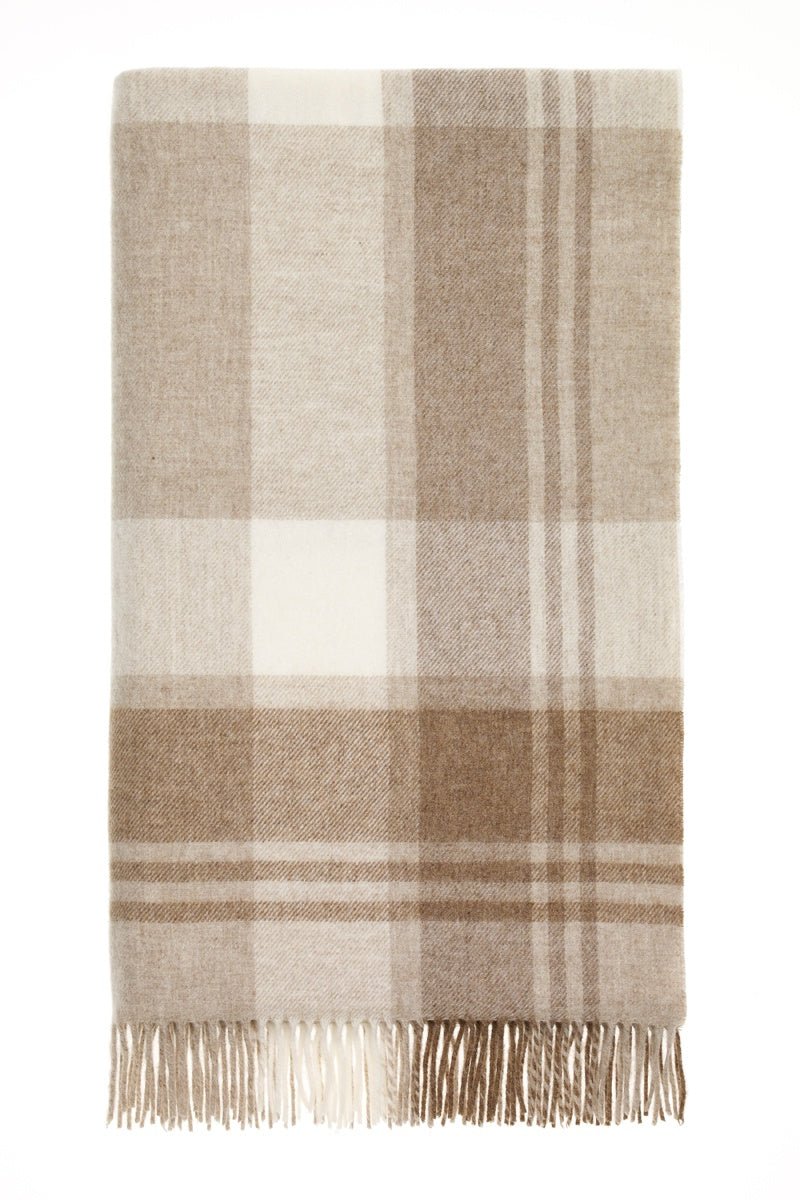 Port Ellen Throw - Natural | Bronte By Moon | Throws &amp; Rugs | Thirty 16 Williamstown