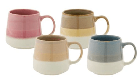Reactive Band Mugs 400ml Set of 4 | Bundanoon | Mugs & Cups | Thirty 16 Williamstown