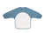 Recycled Long Sleeve Bib - Two Tone Blue | All 4 Ella | Bibs & Bandana Bibs | Thirty 16 Williamstown
