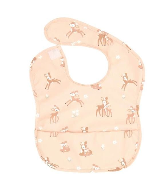 Recycled Pouch Bib - Fawn | All 4 Ella | Bibs &amp; Bandana Bibs | Thirty 16 Williamstown