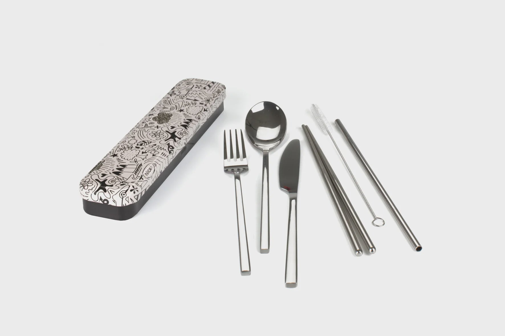 Carry Your Own Cutlery - Doodle Art